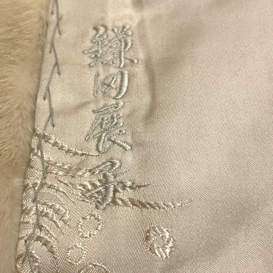 【高級✨】パールミンク リアルファー　ポンチョ ケープ　本毛皮　毛並み◎