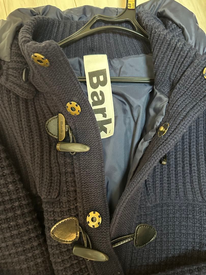 Bark ネイビー ダッフルコート