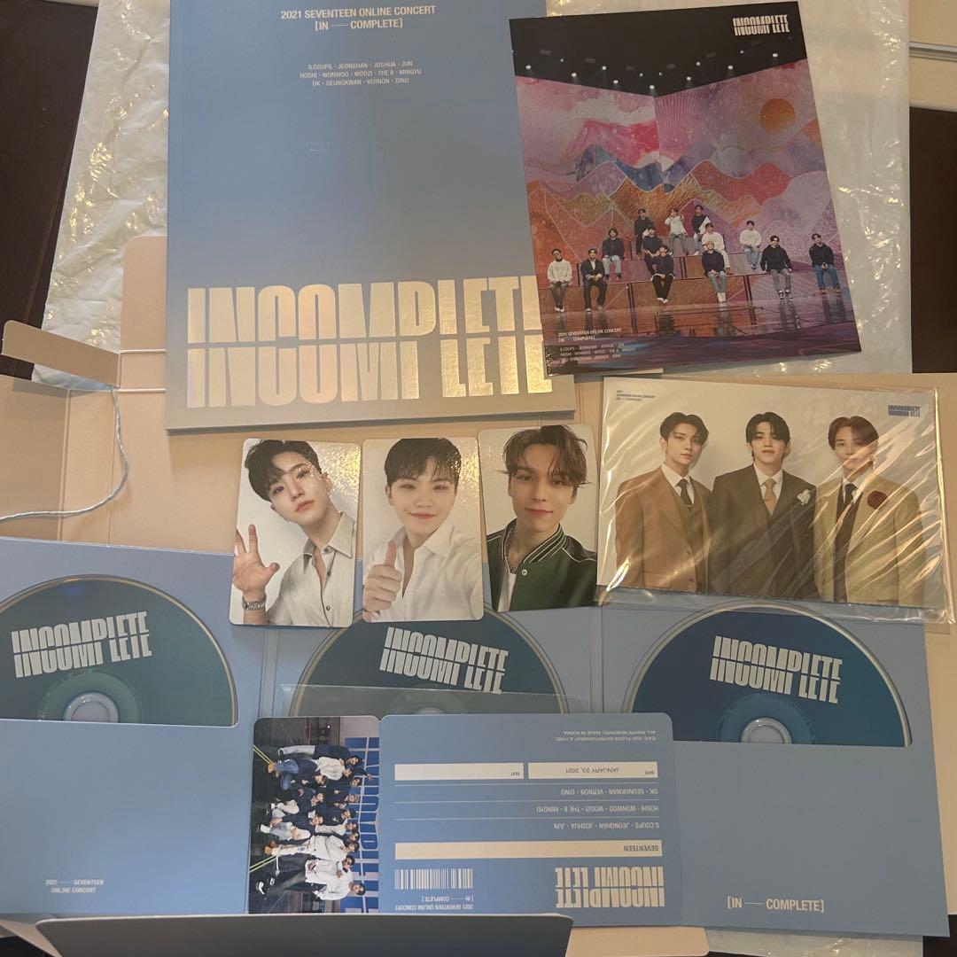 SEVENTEEN INCOMPLETE インコンプリート　Blu-ray