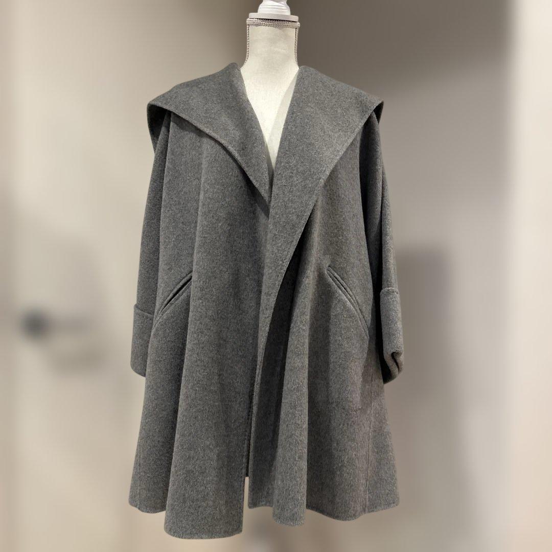 ロペ　ウールコート　グレー