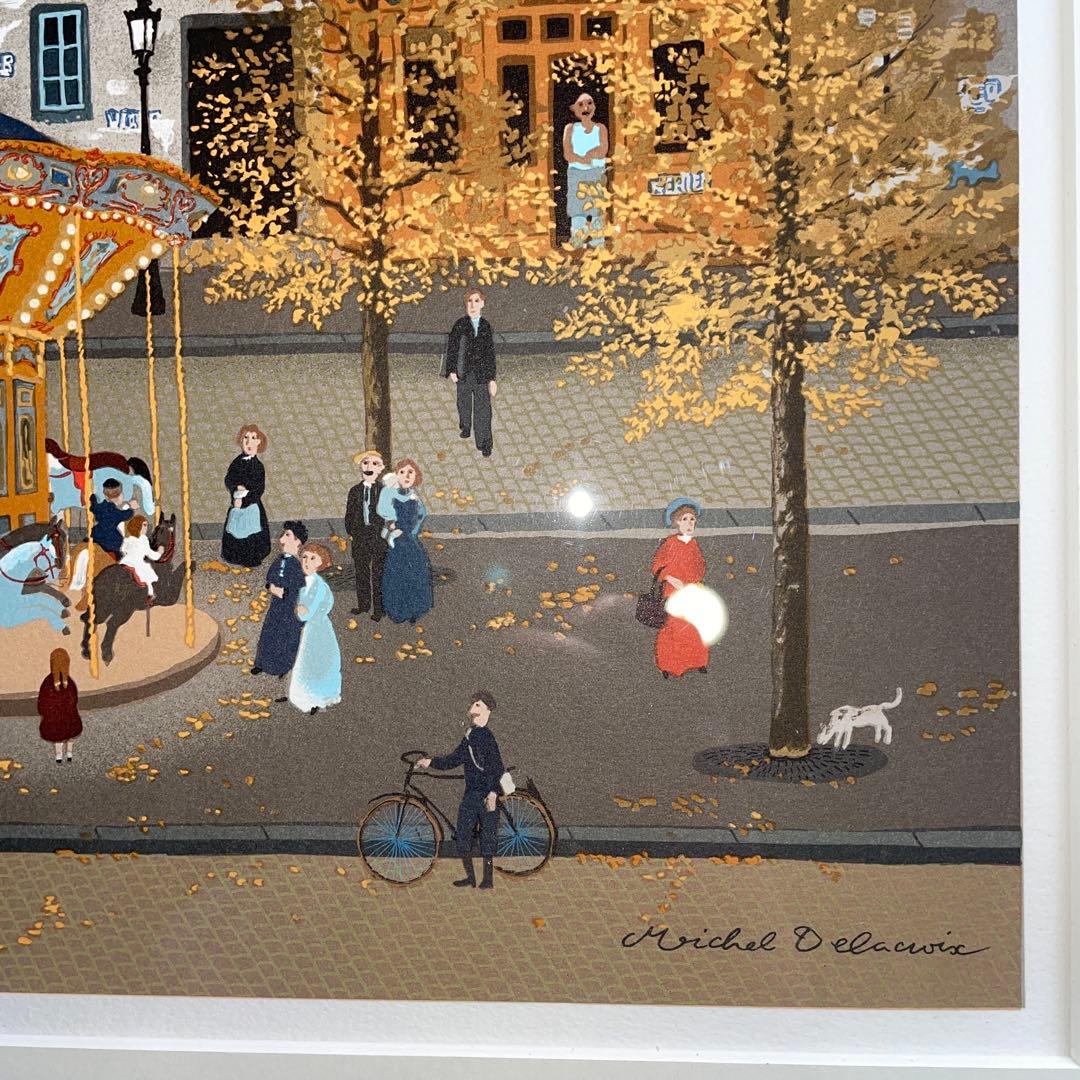 ミッシェル ドラクロワ　リトグラフ【石版画】　1985年　LE MANGE