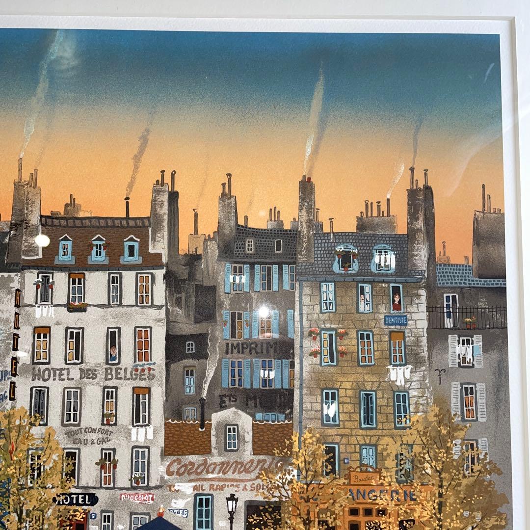 ミッシェル ドラクロワ　リトグラフ【石版画】　1985年　LE MANGE