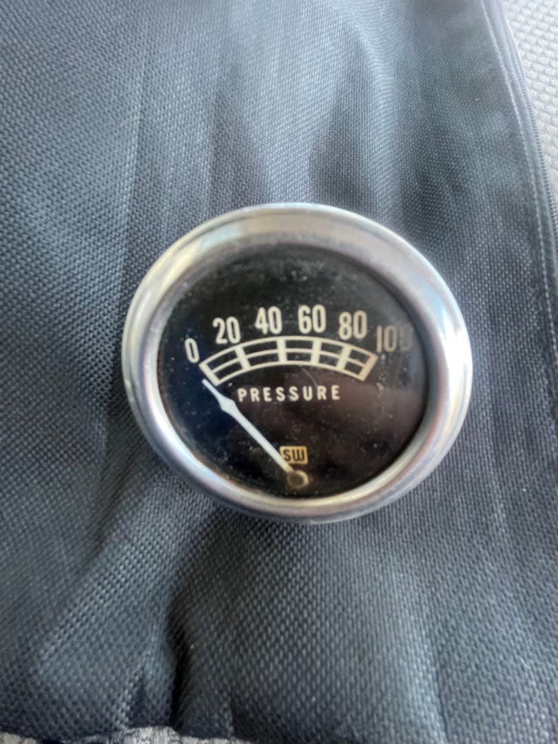SWオイルプレッシャーゲージ当時物 スチュワートワーナー