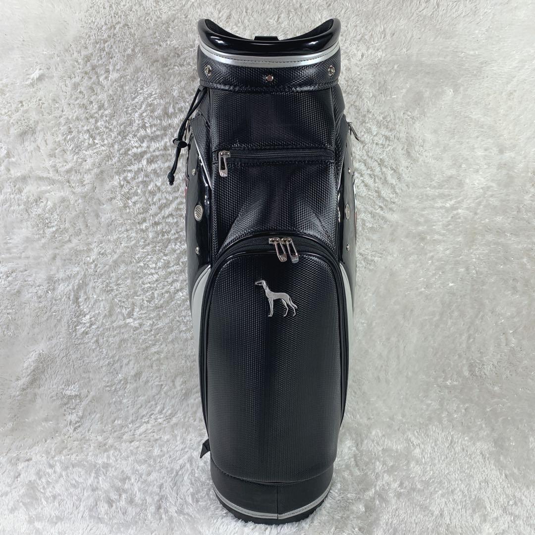 【極上美品】adabat キャディーバックブラック エナメル 5口