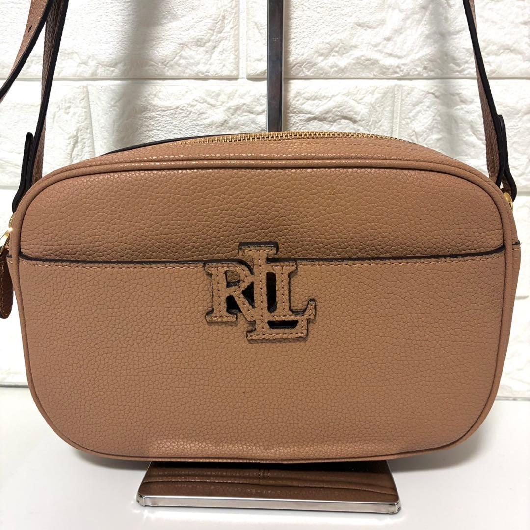 専用　ローレンラルフローレン レザー ショルダーバッグ ブラウン