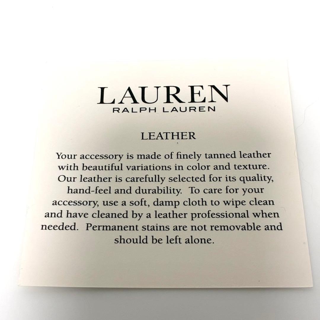 専用　ローレンラルフローレン レザー ショルダーバッグ ブラウン