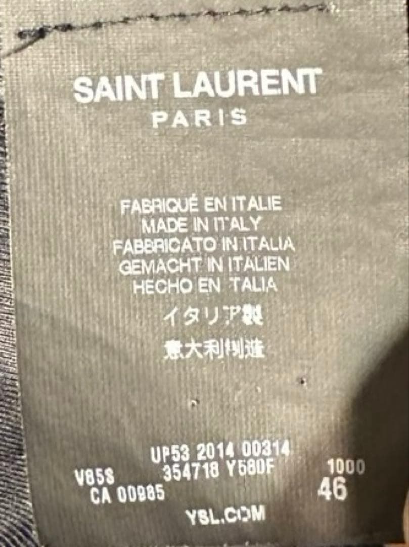SAINT LAURENT PARIS 46テディジャケット