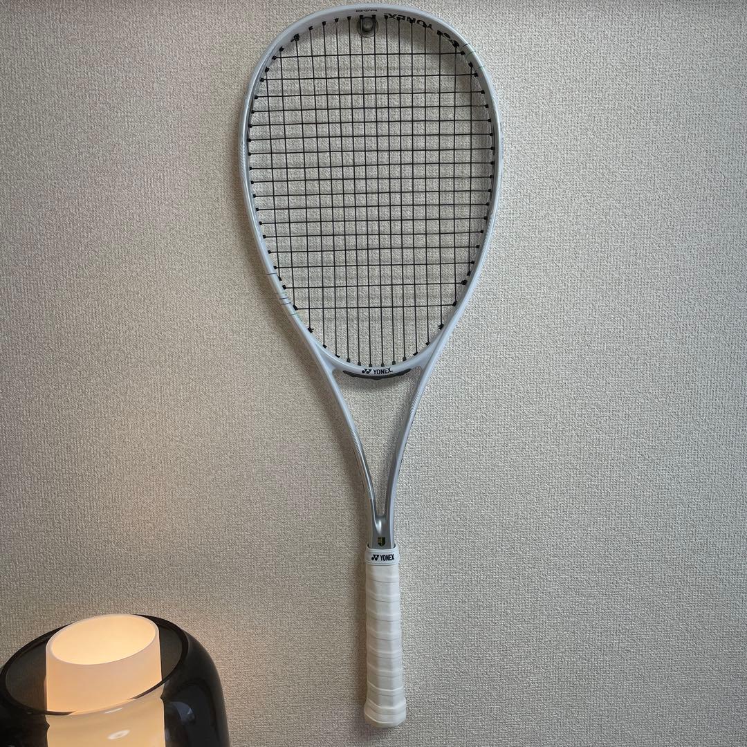 美品 ナノフォース 8Vレブ ソフトテニスラケット