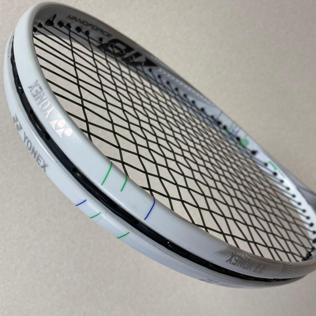 美品 ナノフォース 8Vレブ ソフトテニスラケット