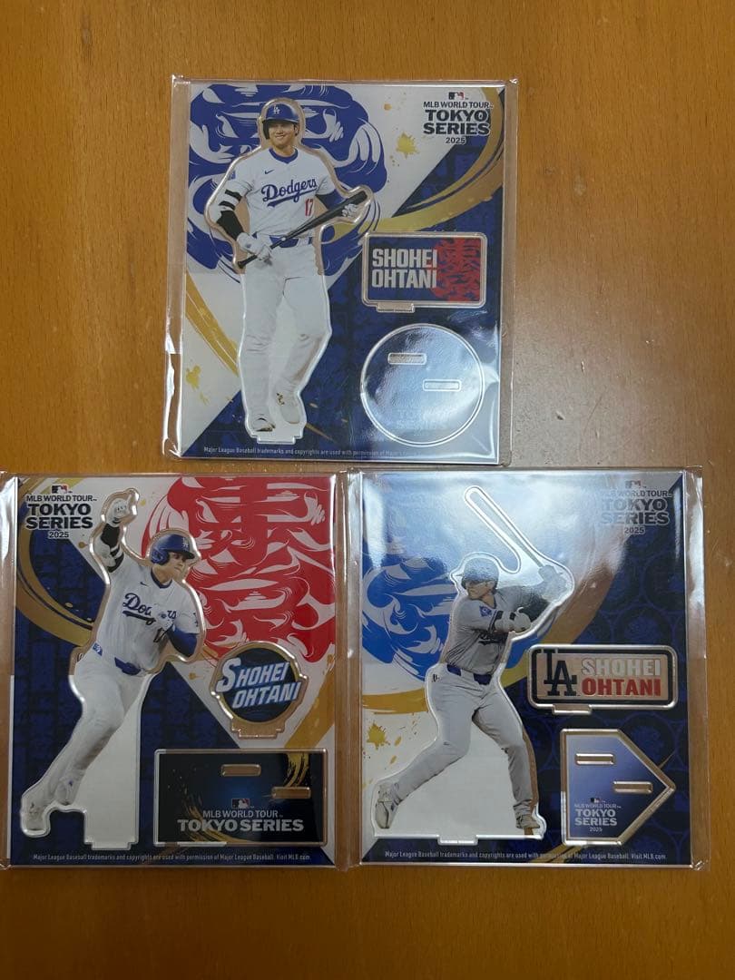 Shohei Ohtani Tokyo Series アクリルスタンド3点セット