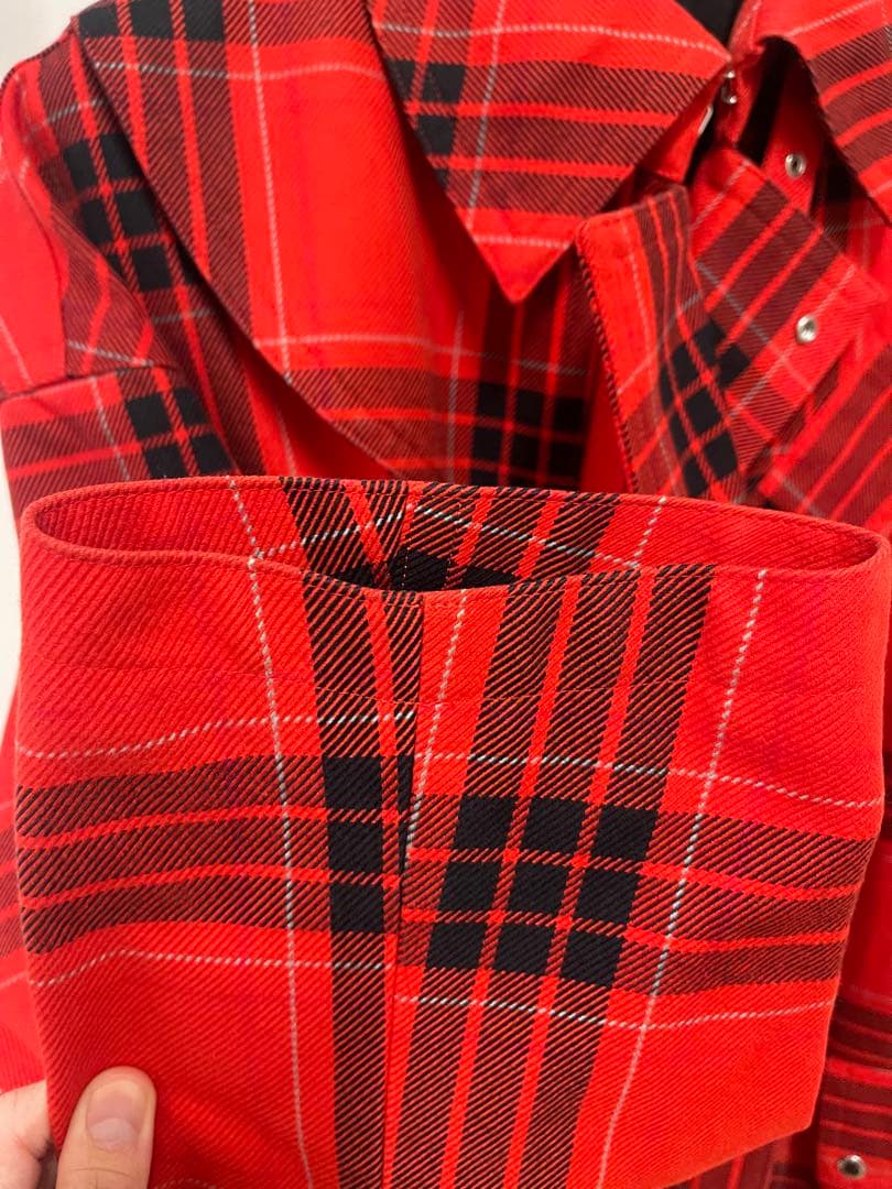 JOHN LAWRENCE SULLIVAN チェック柄ロングコート