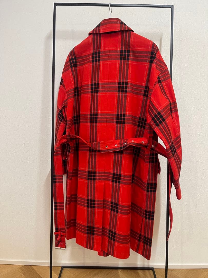 JOHN LAWRENCE SULLIVAN チェック柄ロングコート