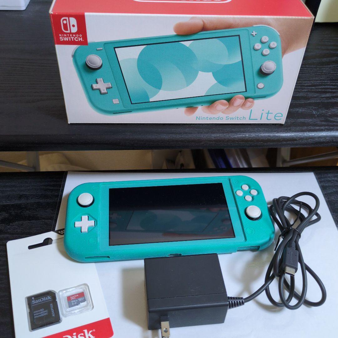 Nintendo Switch Lite ターコイズ 本体　中仕切り無し