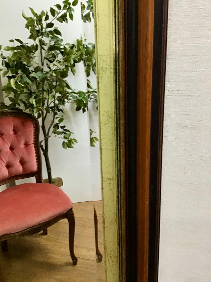 tetsu0525☆管232☆イタリア製☆アンティーク☆壁掛けウォームミラ