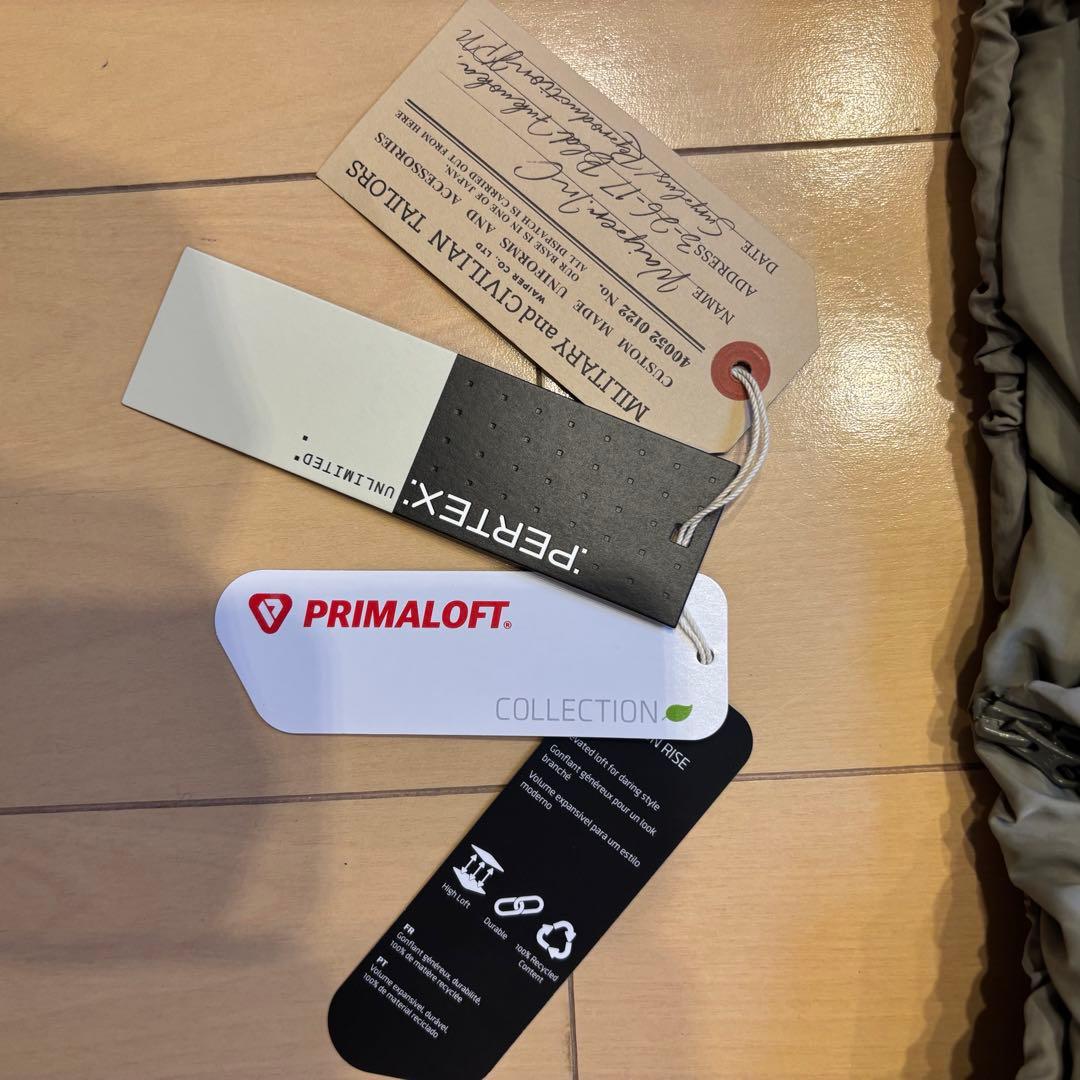 WAIPER ワイパーインクECWCS GEN3 レベル7 プリマロフト