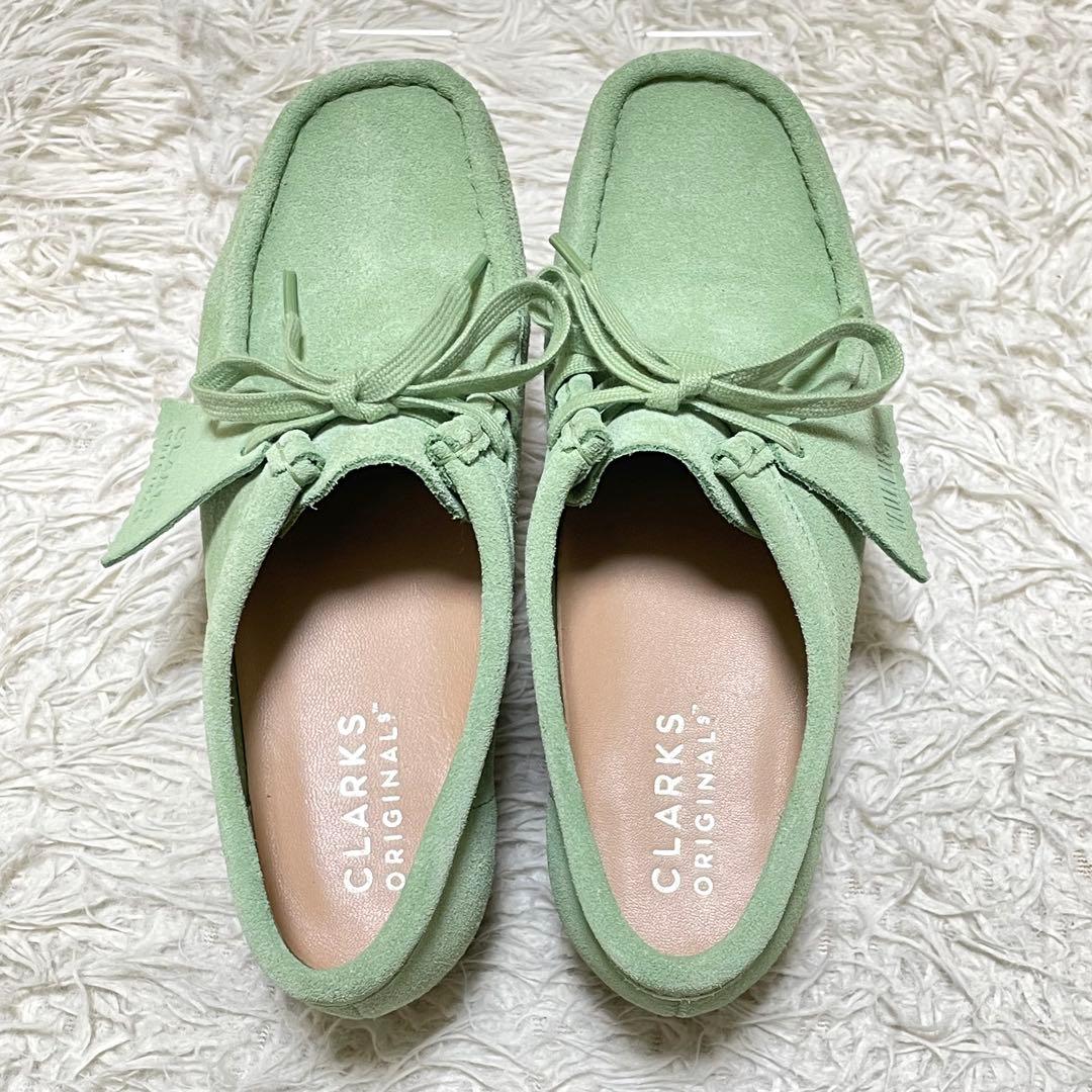 【極美品】CLARKS ORIGINALS WALLABEE スエード UK5
