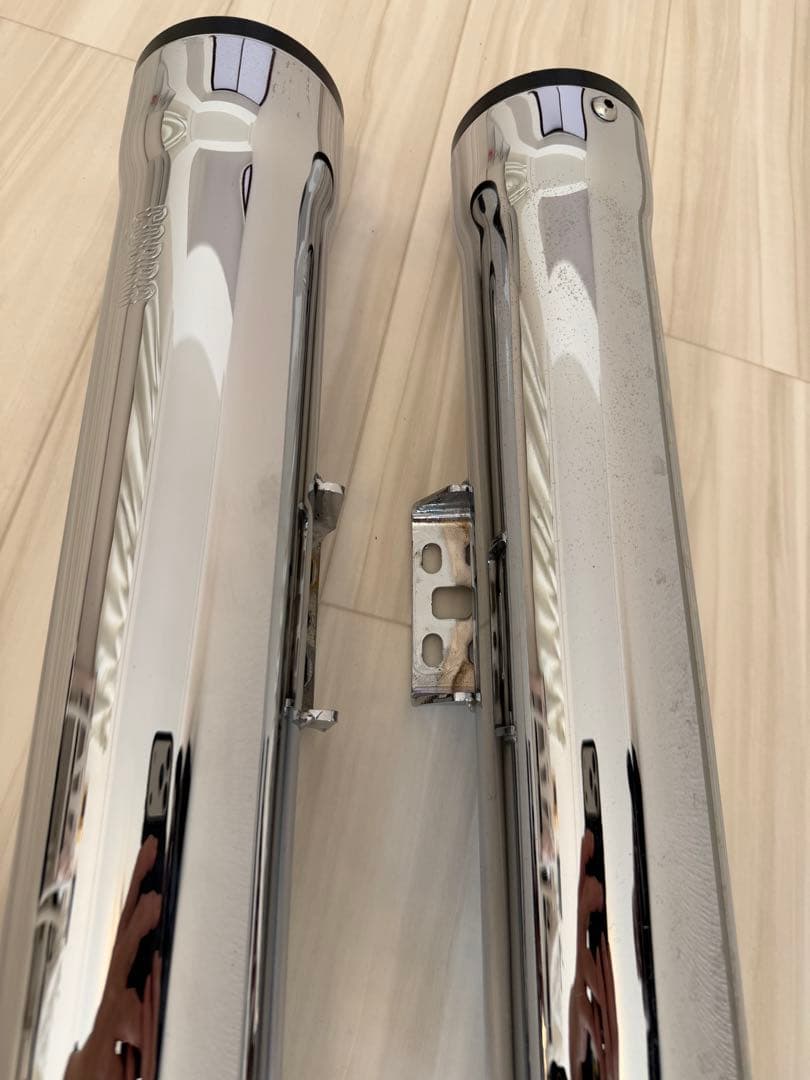 COBRA　Race Pro Tips 3インチ　スリップオンマフラー　クローム