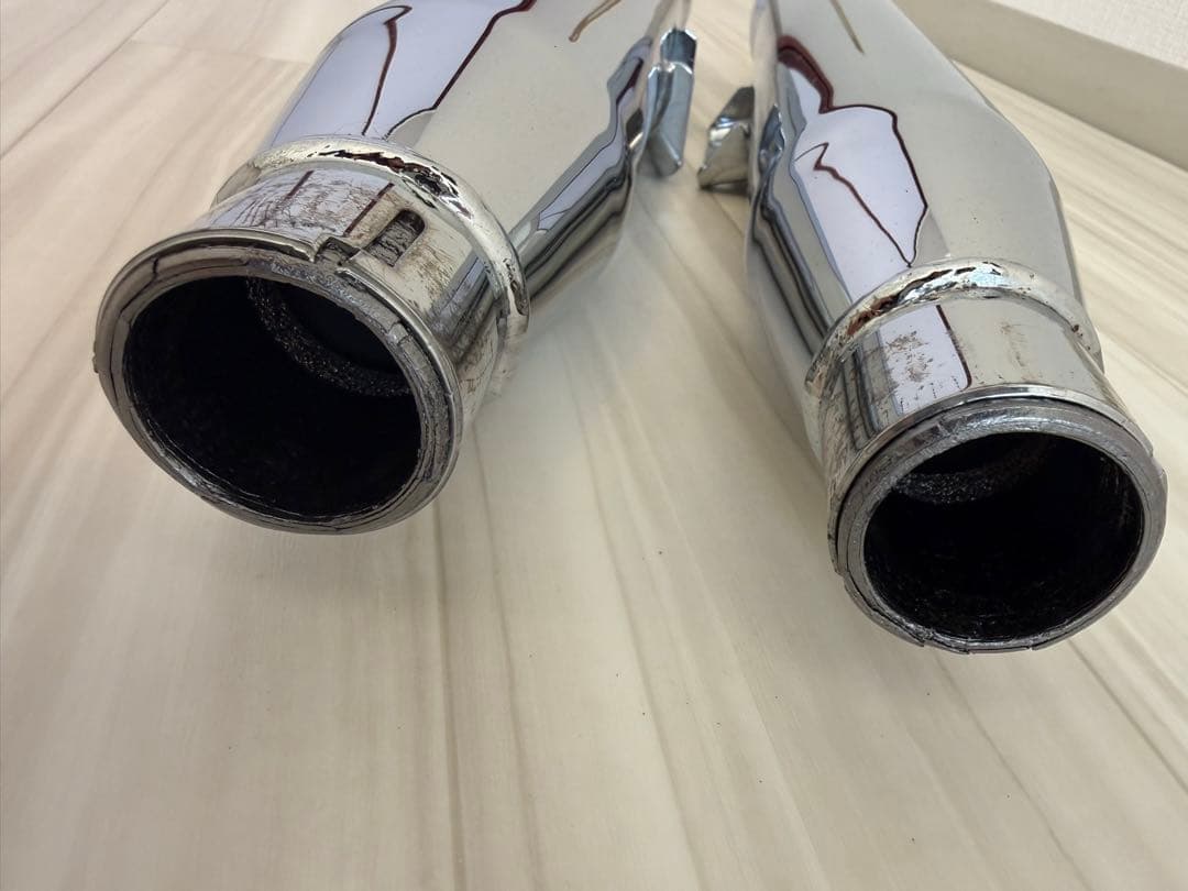 COBRA　Race Pro Tips 3インチ　スリップオンマフラー　クローム