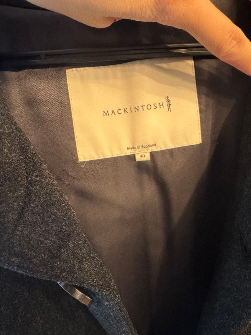 メンズ/マッキントッシュ　冬用コート/ダークグレー