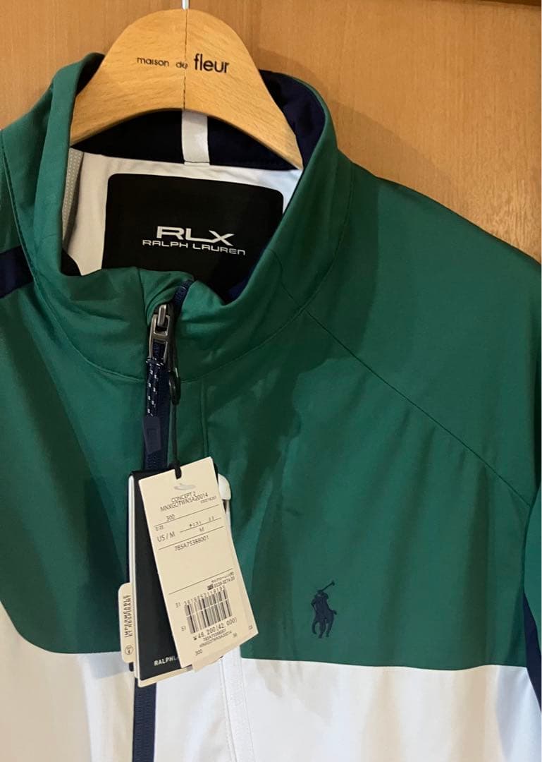 RLX ゴルフ カラーブロック パッカブル ジャケット M ラルフローレン
