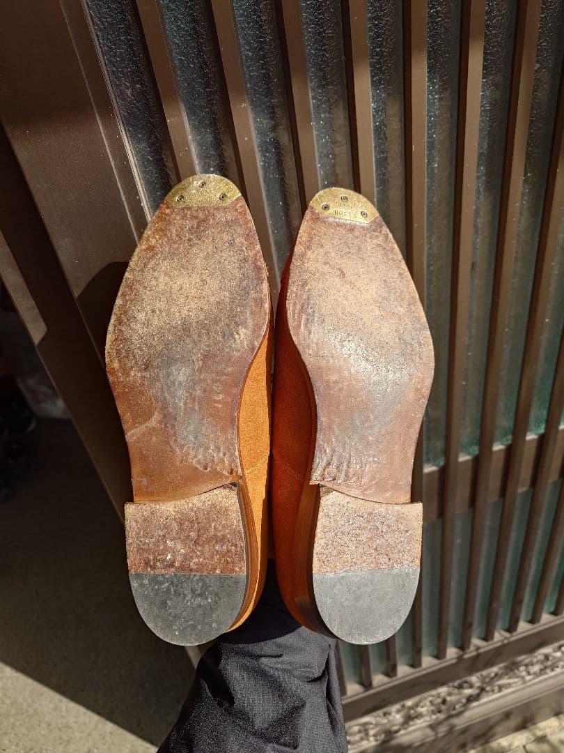 IRON DRESS アイアンドレス　6D スェードパンチドキャップトゥ