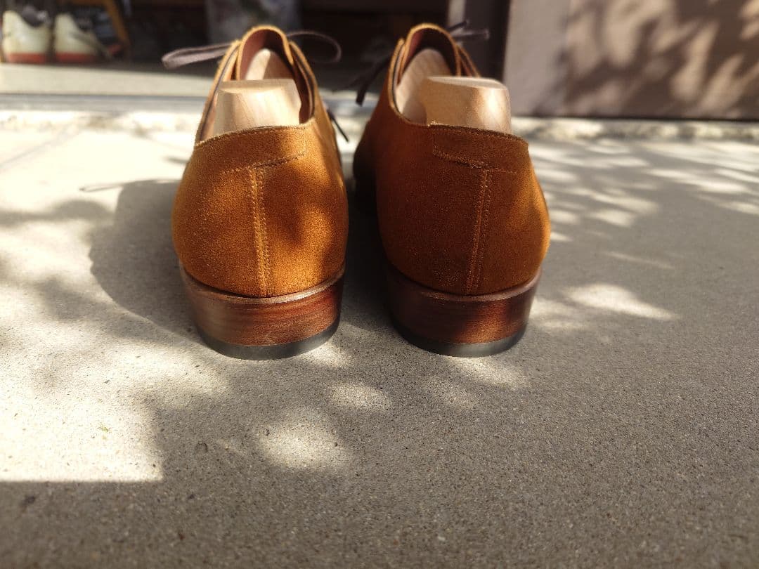 IRON DRESS アイアンドレス　6D スェードパンチドキャップトゥ