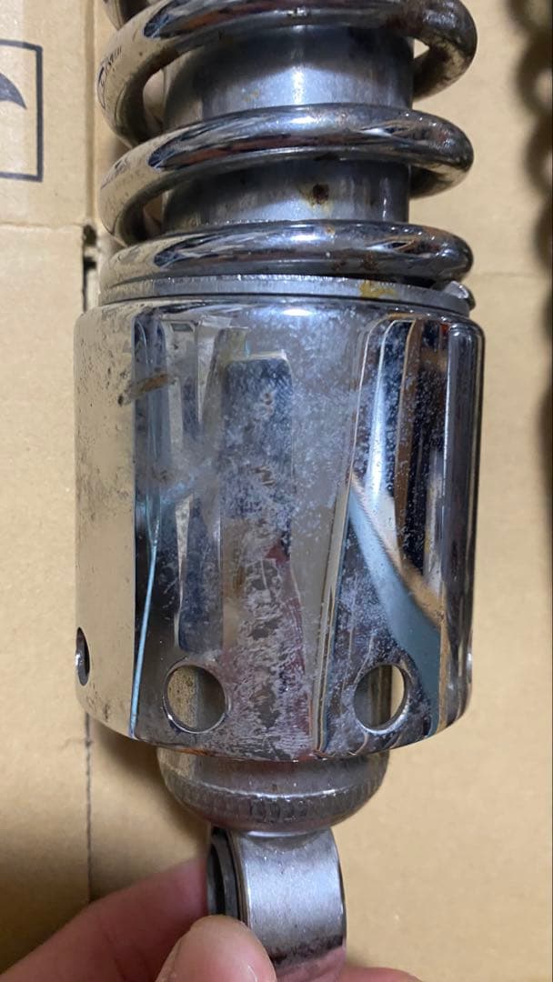 280mm リアサスペンション　メッキ