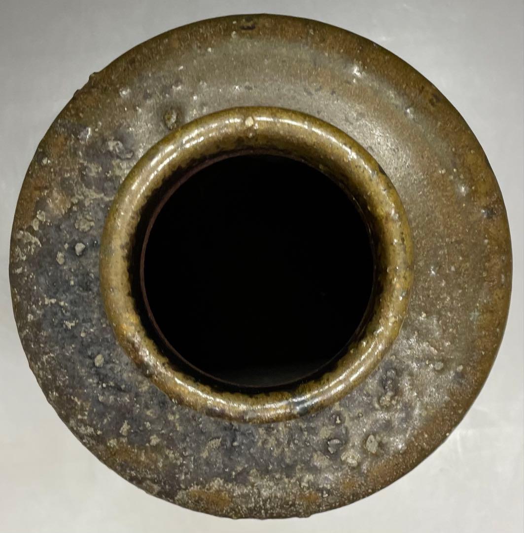 桂又三郎識　古丹波　朝倉山椒壺　下駄底 　d519