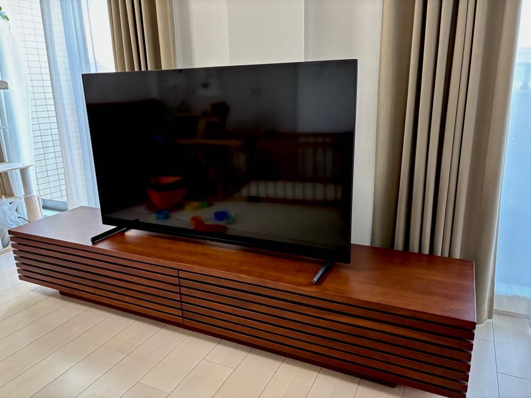 【最終値下げ〜11月26日(水)で終了】テレビボード 210cm／ウォールナット