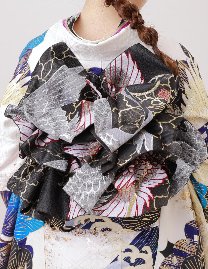 ≪美品≫正絹　振袖9点フルセット【860】【155cm~165cmの方用】