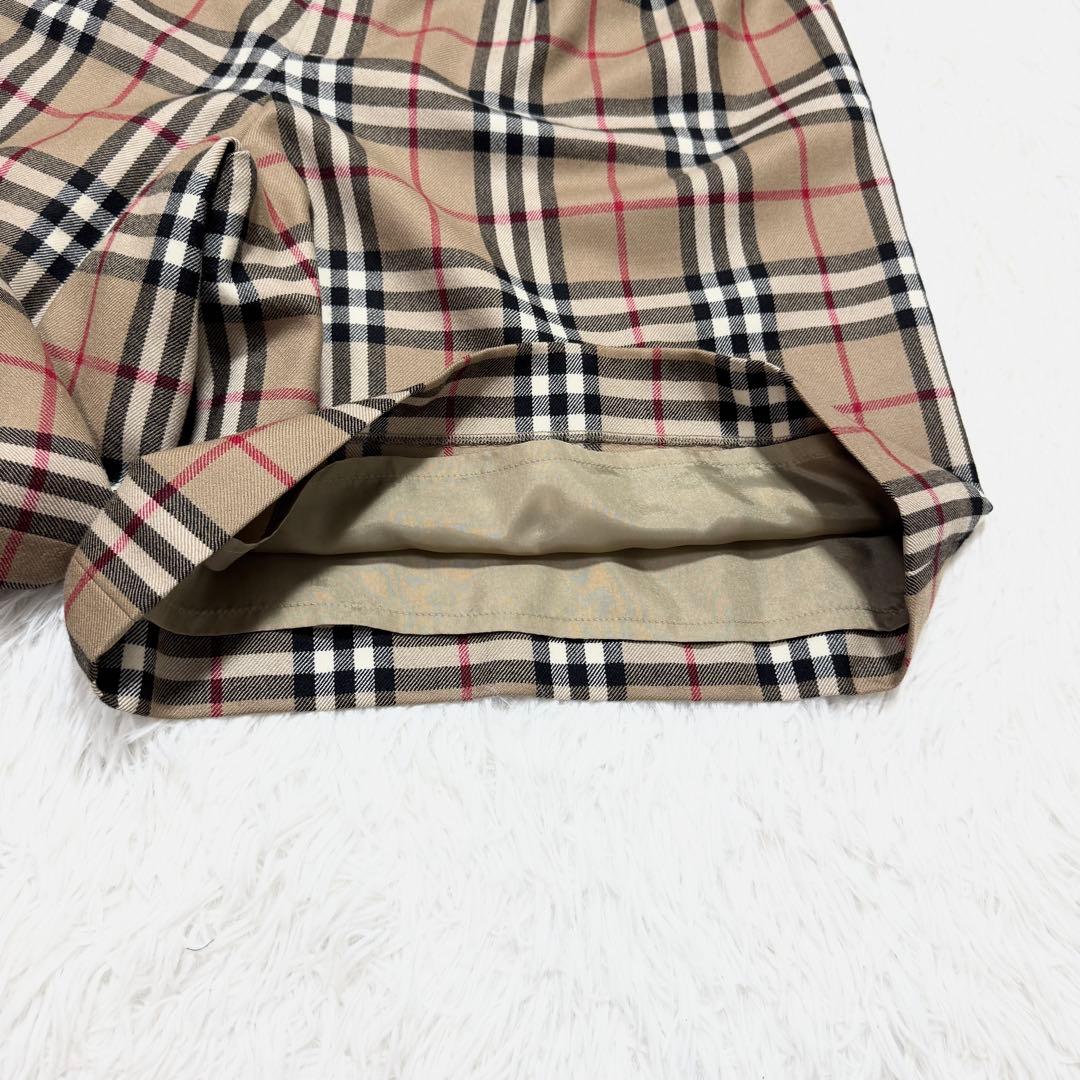 burberrys ノバチェック キュロット ハーフパンツ 撥水加工 キャメル