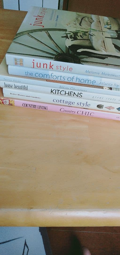 インテリア洋書6冊〈junk style〉など