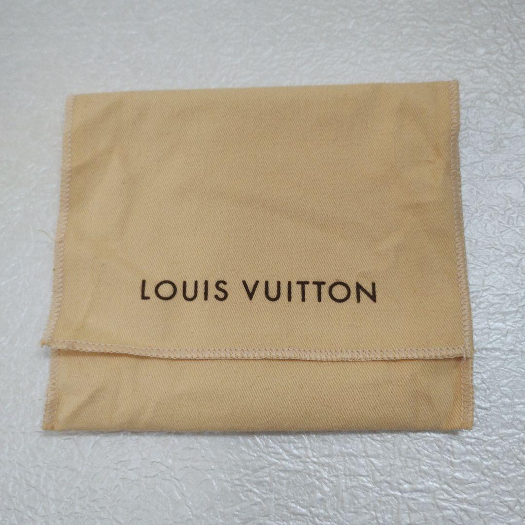 Louis Vuitton 新古品 ダミエ ブラック 二つ折り財布