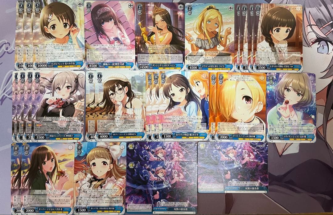 ヴァイスシュヴァルツ デレマス 8門 デッキ＋ 調整用パーツ