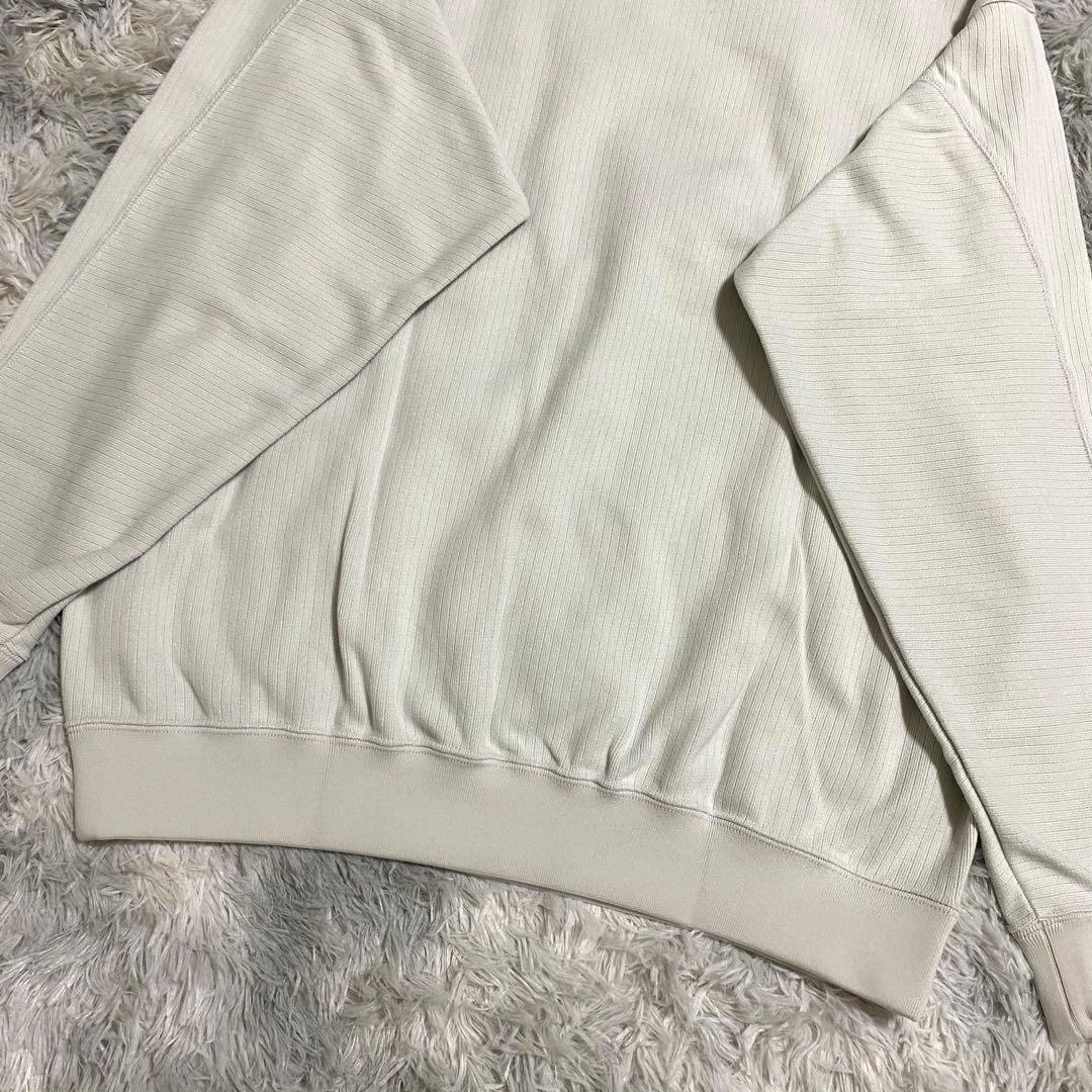 新品　ナイキ　スウェット　刺繍ロゴ　ゴルフ　アイボリー　XL