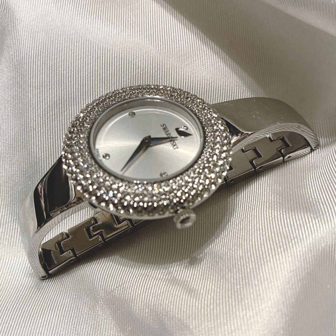 【新品電池】スワロフスキー 腕時計 ウォッチ 5483853 クリスタル