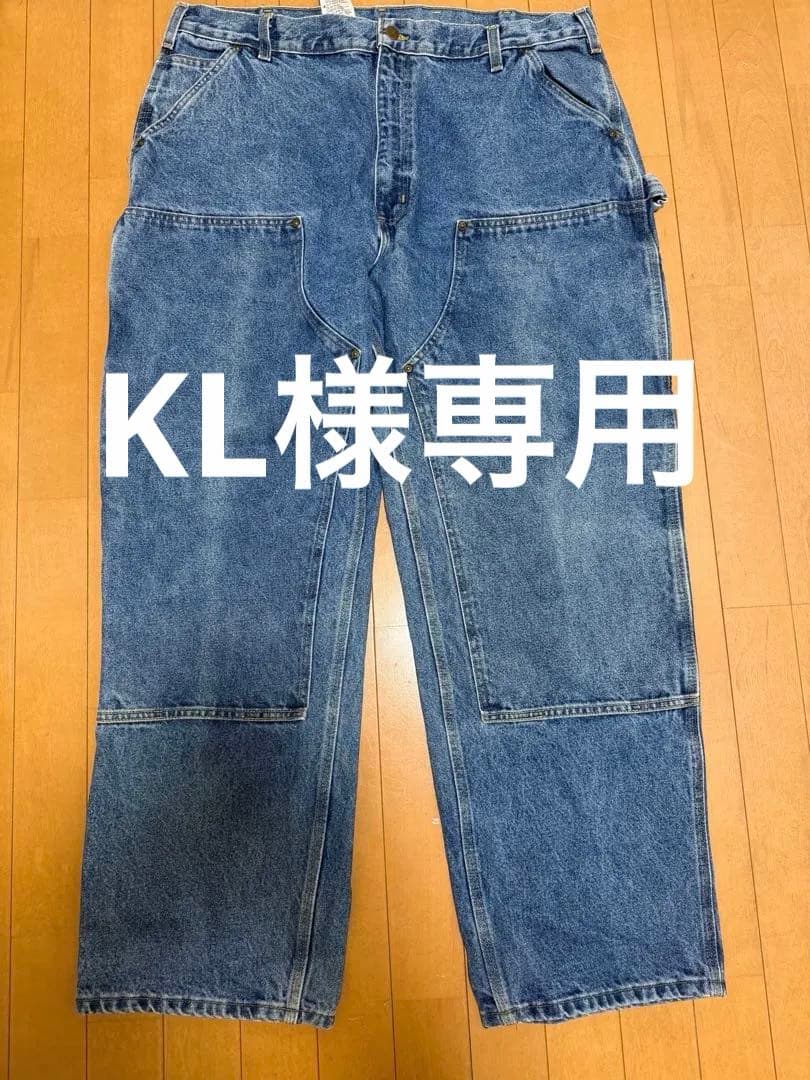 Carhartt ワークパンツ デニムブルー(W42 × L32)