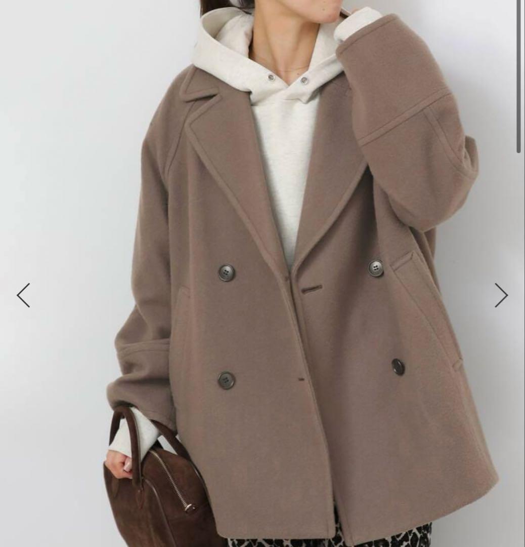 ジャーナルスタンダードレリューム　尾州ウールスーパー100モッサPコート