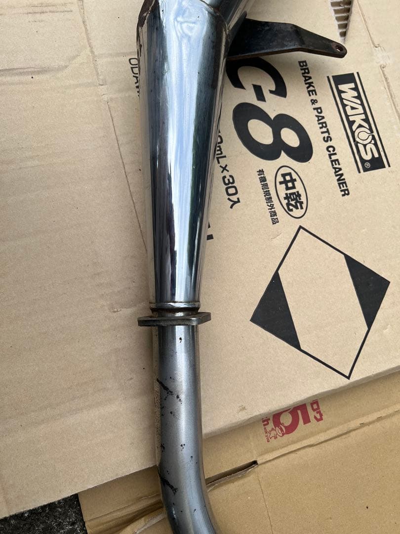 デイトナTW225/セロー225 フルエキ　ダウンマフラー JMCA