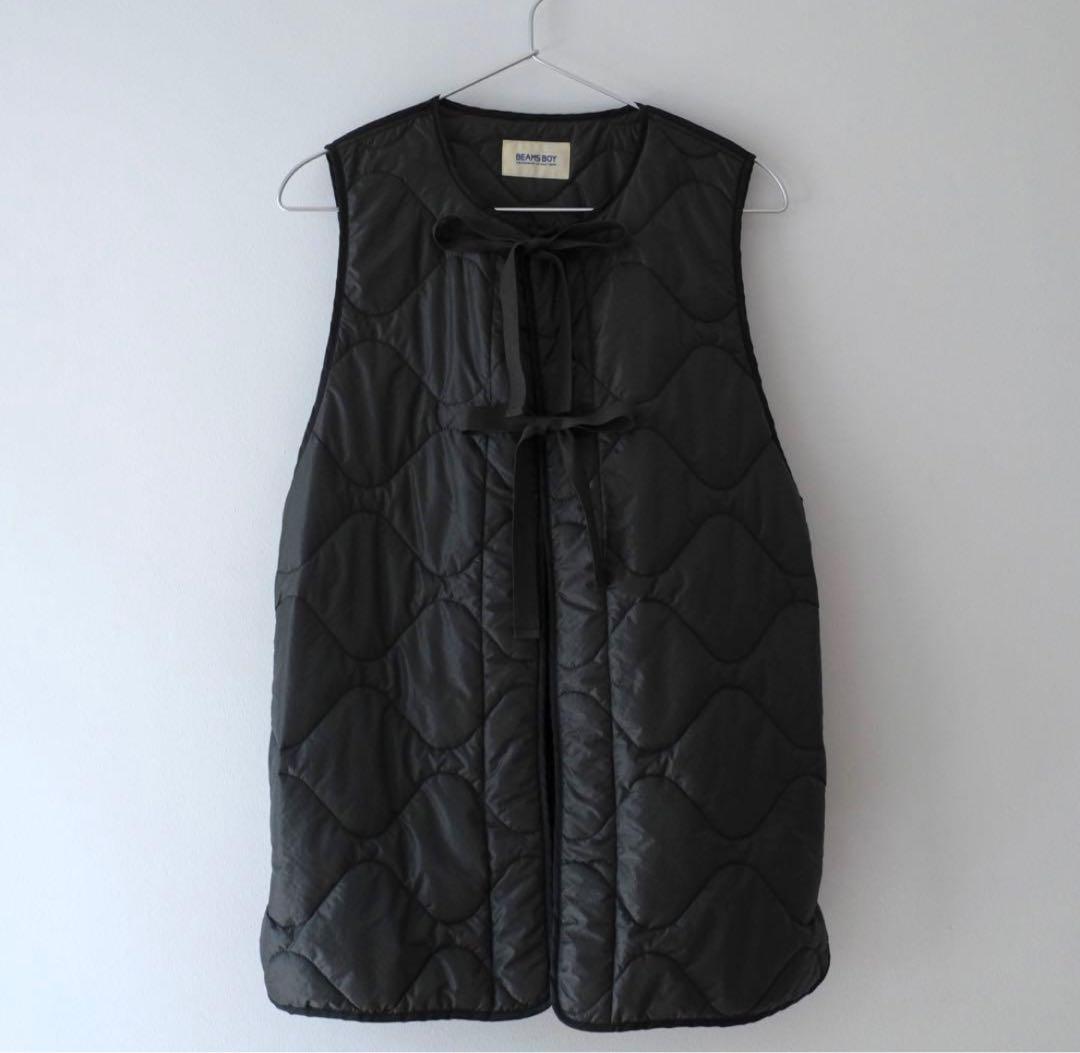BEAMS BOY リップサーモライナーベスト キルティング