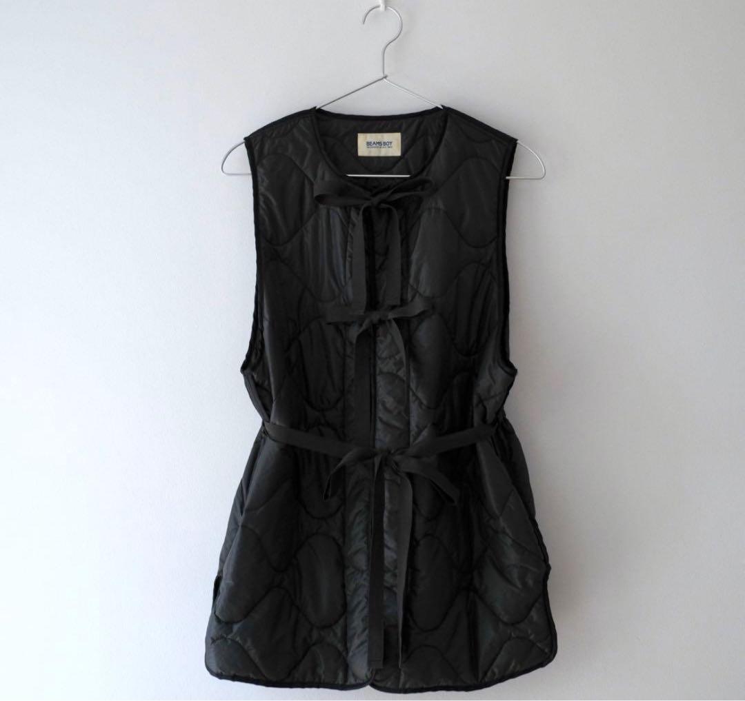 BEAMS BOY リップサーモライナーベスト キルティング