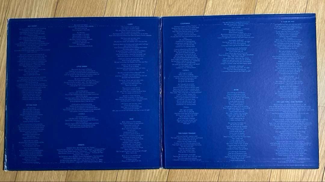 【USオリジナル】ジョニ・ミッチェル　ブルー　初版プレス　音質良好！！