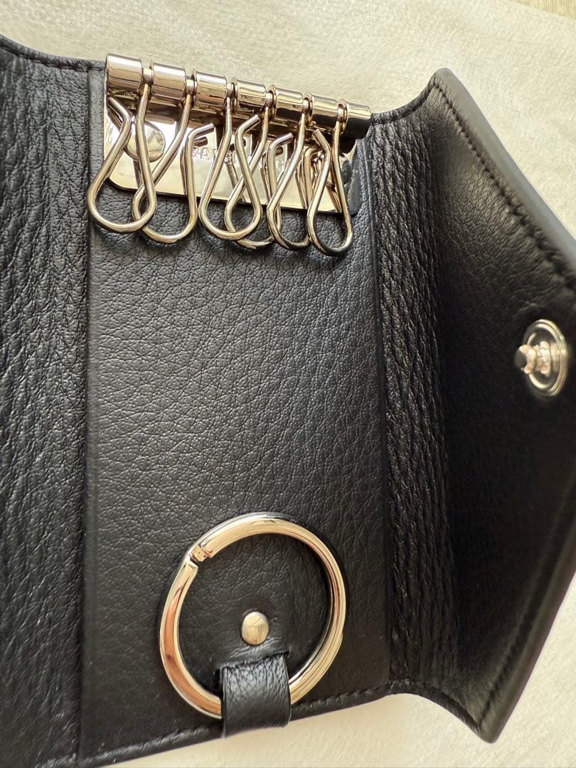 BALENCIAGA ブラック6連キーケース