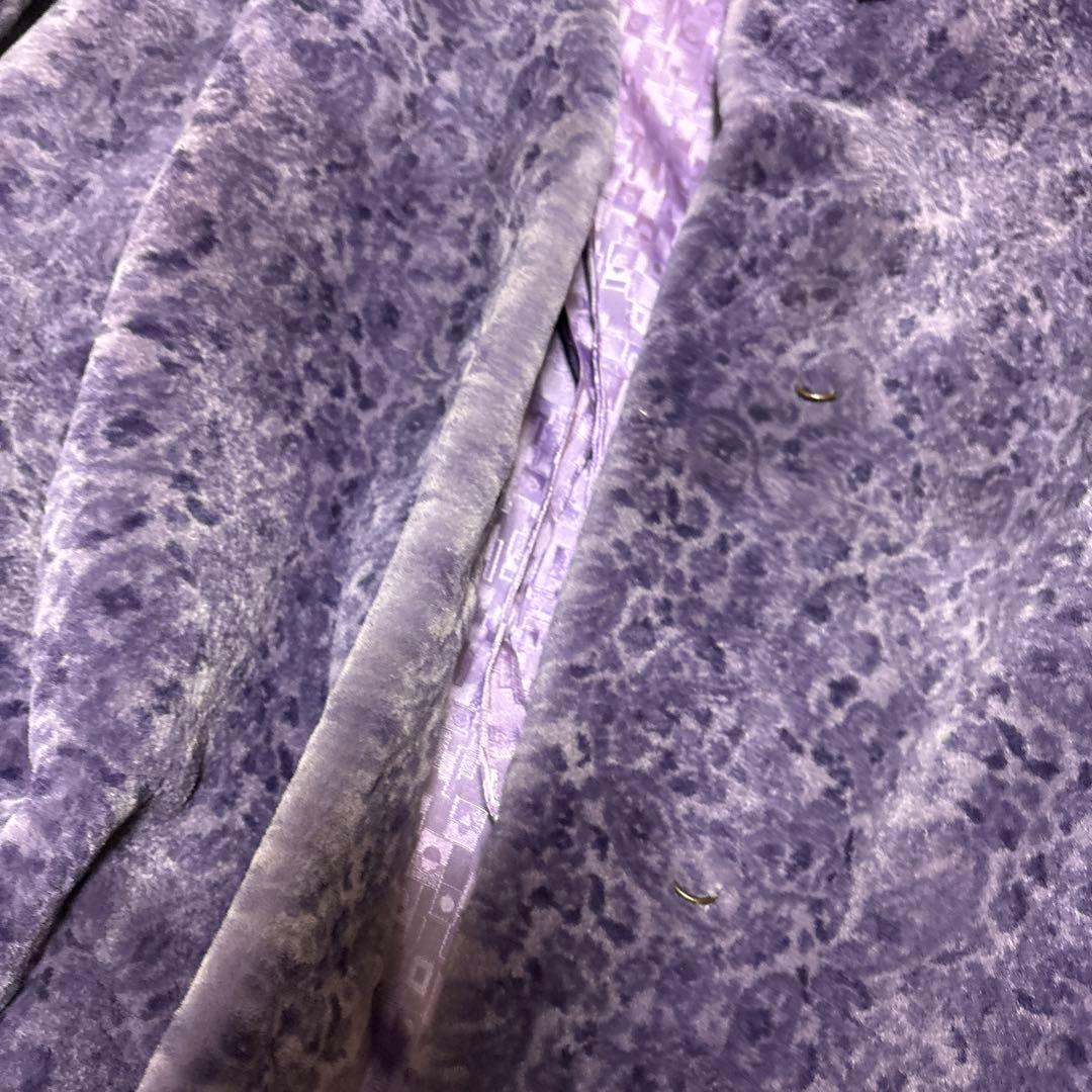 EMBA エンバ シェアードミンク コート リアルファー　毛皮　パープル