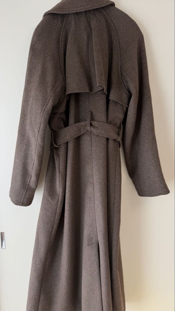 Polaura MANY WAYウールロングトレンチコート