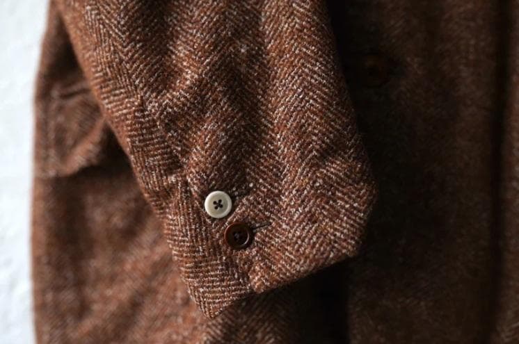 【新品】ザ クルーキットテーラー ジャケット 46 オレンジブラウン