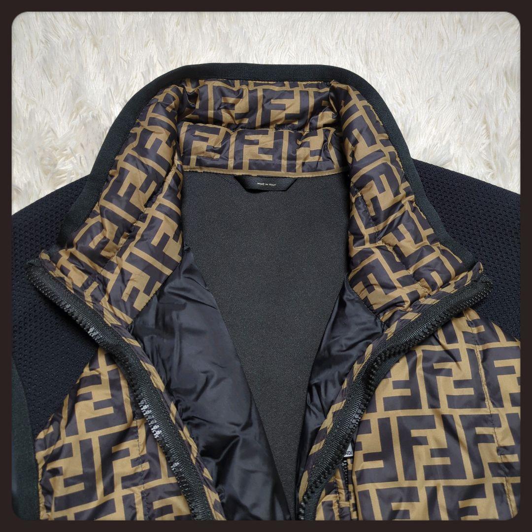 【極美品・人気モデル】FENDI☆ズッカ ダウンベスト フルジップ ドッキング