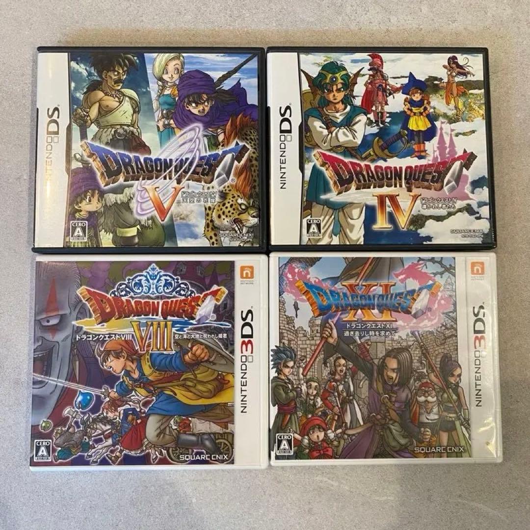 ドラゴンクエスト ソフト4本セット