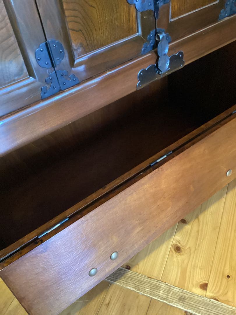 時代箪笥　民芸箪笥　整理箪笥　鍵付き　収納箪笥