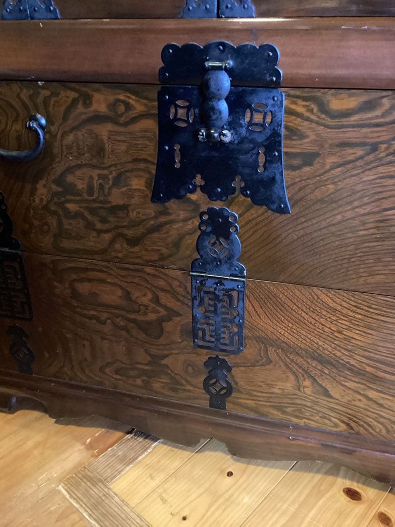 時代箪笥　民芸箪笥　整理箪笥　鍵付き　収納箪笥